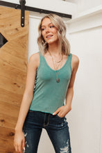 Load image into Gallery viewer, Stay Easy Tank In Aqua by POL