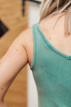 Load image into Gallery viewer, Stay Easy Tank In Aqua by POL