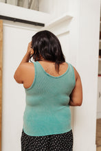 Load image into Gallery viewer, Stay Easy Tank In Aqua by POL