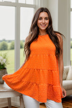 Load image into Gallery viewer, Sun Kissed - Sleeveless Tiered Top