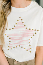 Load image into Gallery viewer, Super Star Applique Top