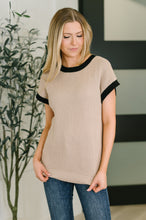 Load image into Gallery viewer, Sure Seems Sweet Contrast Trim Sleeveless Sweater