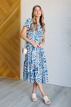Load image into Gallery viewer, Surf Watch Tiered Midi Dress