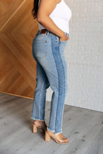 Load image into Gallery viewer, JUDY BLUE Susan High Rise Side Panel Detail Slim Jeans