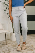 Load image into Gallery viewer, Sweat It High Waisted Joggers in Heather Grey