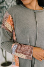 Load image into Gallery viewer, Sweet as Pie Color Block Relaxed Long Sleeve