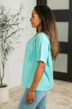 Load image into Gallery viewer, Take It Easy Slouchy Tee in Mint
