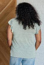 Load image into Gallery viewer, Take It In Flutter Sleeve Top