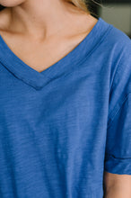 Load image into Gallery viewer, Thanks To You Relaxed Tee in Royal Blue