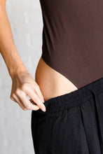 Load image into Gallery viewer, They're Not Like Us Square Neck Bodysuit in Espresso