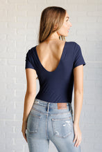 Load image into Gallery viewer, They're Not Like Us Square Neck Bodysuit in Navy