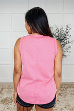 Load image into Gallery viewer, Thread Theory Round Neck Tank in Pink