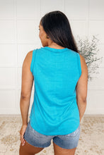 Load image into Gallery viewer, Thread Theory Round Neck Tank in Teal