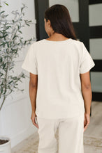 Load image into Gallery viewer, Thyme Boxy Tee in Cream