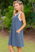 Load image into Gallery viewer, Tidal Ease Shift Dress