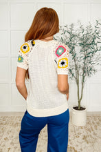 Load image into Gallery viewer, To Grandma's House Crochet Accent Top