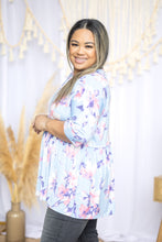Load image into Gallery viewer, To The End Of Time Peplum Top