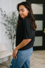 Load image into Gallery viewer, Together We're Unlimited Basic V-Neck Tee in Black