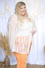 Load image into Gallery viewer, Total Breeze - Crochet Shacket