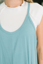 Load image into Gallery viewer, Totally Me Spaghetti Strap Jumpsuit Dusty Teal