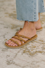 Load image into Gallery viewer, Trusty Strappy Sandals in Light Tan