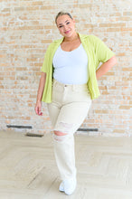 Load image into Gallery viewer, Two's Company Ribbed Button Down Top