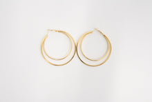 Load image into Gallery viewer, Two's a Party Double Hoop Earrings