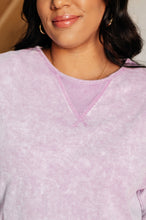 Load image into Gallery viewer, Unbothered Mineral Wash Top in Orchid Petal