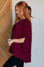 Load image into Gallery viewer, Universal Philosophy Blouse in Wine