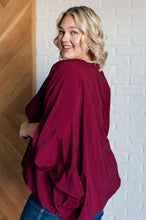 Load image into Gallery viewer, Universal Philosophy Blouse in Wine