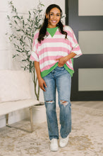 Load image into Gallery viewer, What's a Girl to Do Contrast Trim Relaxed Top