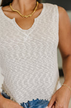 Load image into Gallery viewer, What's the Plan Lettuce Hem Tank in Heather Grey