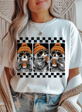 Load image into Gallery viewer, Fall Racoon Graphic Tee & Sweatshirt (multiple color options)