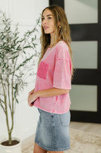 Load image into Gallery viewer, Who's That Girl Crochet Pocket T-Shirt