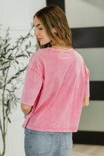 Load image into Gallery viewer, Who's That Girl Crochet Pocket T-Shirt