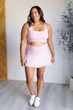 Load image into Gallery viewer, Working Out My Ego Cross Back Sports Bra in Mauve Peony