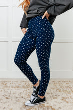 Load image into Gallery viewer, Your New Favorite Joggers in White Polka Dot