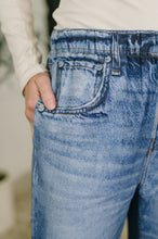 Load image into Gallery viewer, Pacific Pulse Printed Faux Denim Wide Leg Bottoms