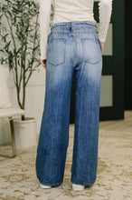 Load image into Gallery viewer, Pacific Pulse Printed Faux Denim Wide Leg Bottoms