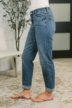 Load image into Gallery viewer, Zoey Mid Rise Billie Boyfriend Jean in Everyday Indigo