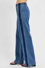 Load image into Gallery viewer, RISEN Elastic Waist Wide Leg Jeans