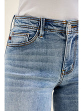 Load image into Gallery viewer, JUDY BLUE Fray Edge Wide Ankle Jeans