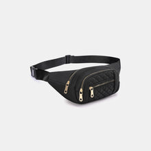 Load image into Gallery viewer, Quilted Multi Pocket Waist Belt Bag (multiple color options)
