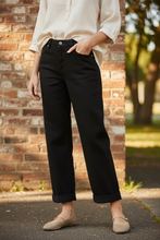 Load image into Gallery viewer, RISEN Tummy Control Mid Rise Ankle Barrel Relaxed Baggy