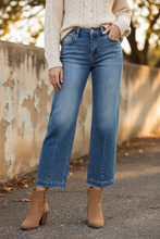 Load image into Gallery viewer, RISEN High Rise Crop Boyfriend Tapered Jeans