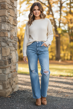 Load image into Gallery viewer, Effortless Edge High-Rise Straight Jeans