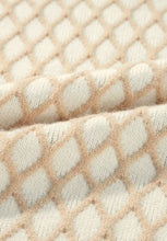 Load image into Gallery viewer, Diamond Pattern Mock Neck Long Sleeve Sweater