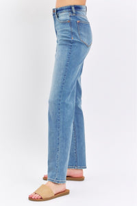 High Waist Straight Jeans by Judy Blue