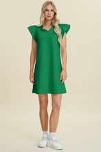 Load image into Gallery viewer, Muse & Melody Ruffled V-Neck Cap Sleeve Dress (multiple color options)