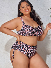 Load image into Gallery viewer, Printed Drawstring Detail Bikini Set (multiple print/color options)
